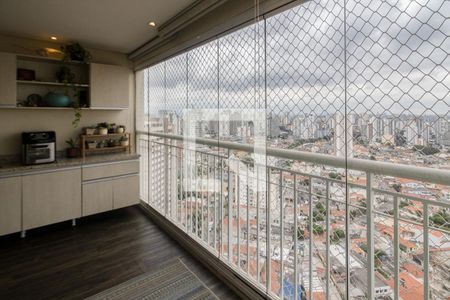 sacada de apartamento à venda com 2 quartos, 81m² em Vila Brasilio Machado, São Paulo