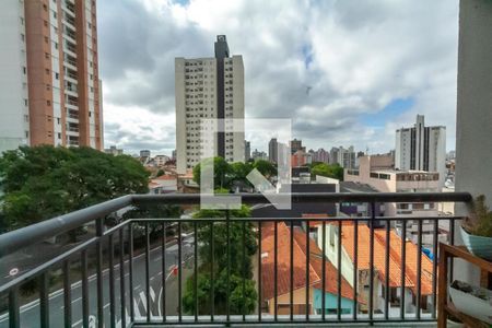 Vista da Sala de apartamento à venda com 2 quartos, 56m² em Vila Aurora, São Bernardo do Campo