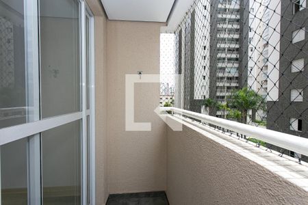 Varanda da Sala de apartamento para alugar com 1 quarto, 35m² em Vila Gomes Cardim, São Paulo