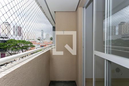 Varanda da Sala de apartamento para alugar com 1 quarto, 35m² em Vila Gomes Cardim, São Paulo