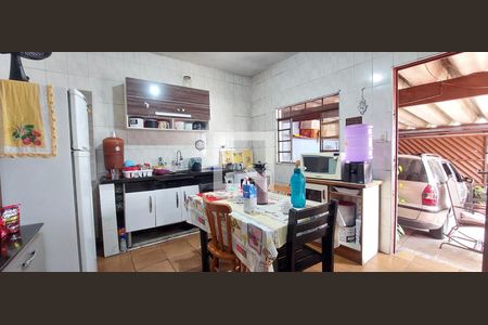 Cozinha de casa à venda com 1 quarto, 90m² em Jardim das Maravilhas, Santo André