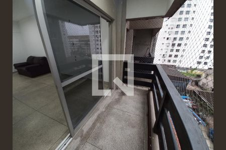 Varanda de apartamento para alugar com 1 quarto, 69m² em Centro, São Vicente