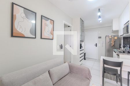 Sala de apartamento para alugar com 1 quarto, 29m² em Bela Vista, São Paulo