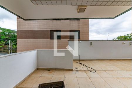 Varanda da Sala - Área externa de apartamento à venda com 4 quartos, 117m² em Buritis, Belo Horizonte