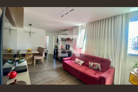 Sala de apartamento à venda com 2 quartos, 62m² em Nova Granada, Belo Horizonte