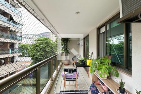 Sala de apartamento para alugar com 3 quartos, 110m² em Botafogo, Rio de Janeiro