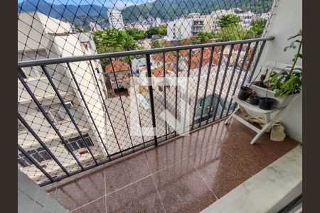 Varanda da Sala de apartamento para alugar com 3 quartos, 96m² em Grajaú, Rio de Janeiro