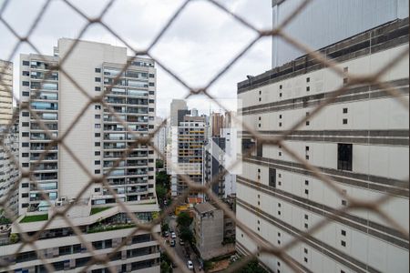 Vista da Varanda da Sala de apartamento para alugar com 1 quarto, 40m² em Consolação, São Paulo