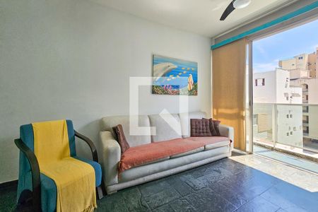 Sala de apartamento para alugar com 2 quartos, 80m² em Balneario Cidade Atlantica, Guarujá