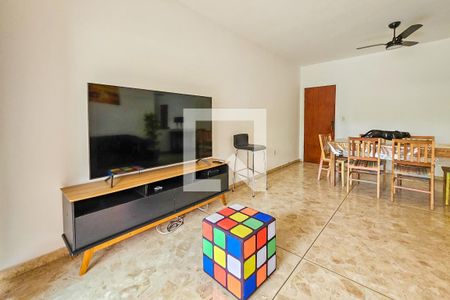 Sala de apartamento para alugar com 2 quartos, 80m² em Balneario Cidade Atlantica, Guarujá