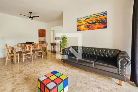 Sala de apartamento para alugar com 2 quartos, 80m² em Balneario Cidade Atlantica, Guarujá