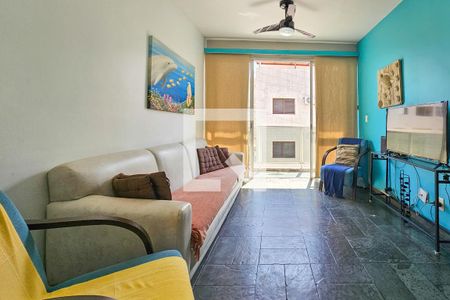 Sala de apartamento para alugar com 2 quartos, 80m² em Balneario Cidade Atlantica, Guarujá