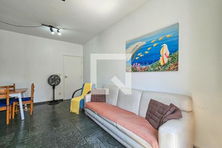 Sala de apartamento para alugar com 2 quartos, 80m² em Balneario Cidade Atlantica, Guarujá