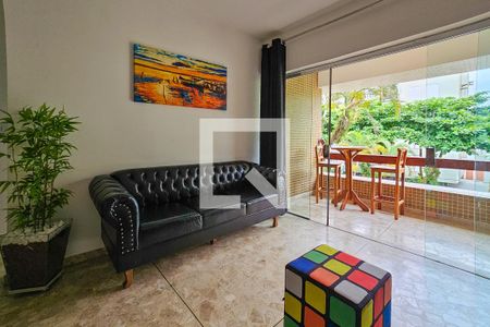 Sala de apartamento para alugar com 2 quartos, 80m² em Balneario Cidade Atlantica, Guarujá