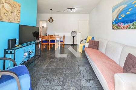 Sala de apartamento para alugar com 2 quartos, 80m² em Balneario Cidade Atlantica, Guarujá