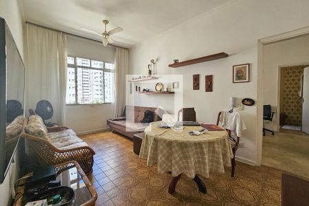 Sala de apartamento para alugar com 1 quarto, 67m² em Centro, Guarujá