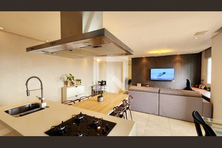 Sala/Cozinha e Área de Serviço de apartamento à venda com 1 quarto, 69m² em Retiro, Jundiaí