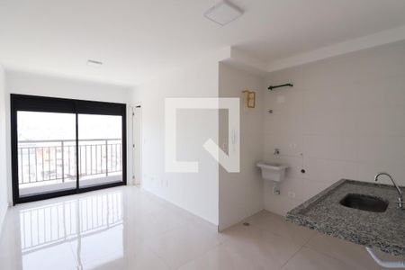 Sala/Cozinha/Área de Serviço de apartamento para alugar com 1 quarto, 32m² em Vila Dom Pedro Ii, São Paulo