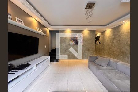 Sala de casa à venda com 3 quartos, 156m² em Jardim Utinga, Santo André