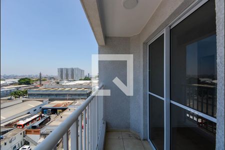 Varanda da Sala de apartamento para alugar com 2 quartos, 43m² em Vila Sao Joao, Guarulhos