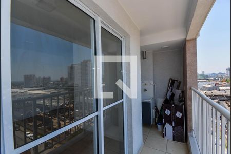 Varanda da Sala de apartamento para alugar com 2 quartos, 43m² em Vila Sao Joao, Guarulhos