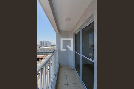 Varanda da Sala de apartamento para alugar com 2 quartos, 43m² em Vila Sao Joao, Guarulhos