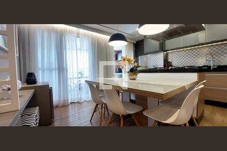 Sala de apartamento à venda com 2 quartos, 73m² em Vila Valparaíso, Santo André