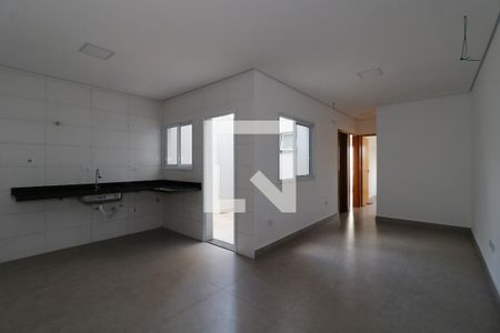 Sala de apartamento à venda com 2 quartos, 54m² em Vila Sao Pedro, Santo André