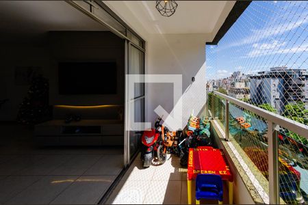 Varanda de apartamento à venda com 4 quartos, 105m² em Buritis, Belo Horizonte