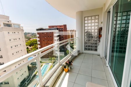 Varanda da Sala de apartamento para alugar com 3 quartos, 199m² em Vila Sonia, São Paulo