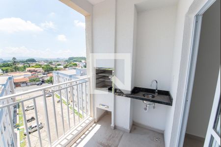 Varanda da Sala de apartamento para alugar com 2 quartos, 68m² em Parque Santo Antonio, Taubaté