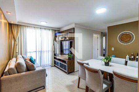 Sala de apartamento à venda com 3 quartos, 73m² em Jardim Ester Yolanda, São Paulo