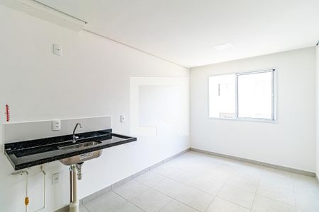 Sala e cozinha de apartamento para alugar com 2 quartos, 33m² em Jardim Celeste, São Paulo