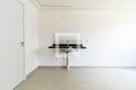 Sala e cozinha de apartamento para alugar com 2 quartos, 33m² em Jardim Celeste, São Paulo