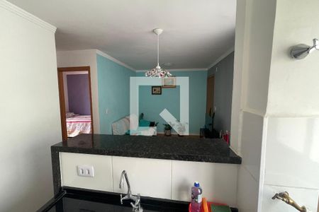 Cozinha de apartamento para alugar com 2 quartos, 40m² em Parque Santa Rosa, Suzano