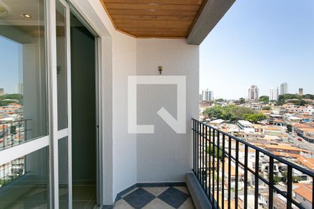 Varanda da Sala de apartamento à venda com 2 quartos, 60m² em Vila Antonina, São Paulo