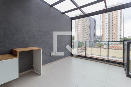 Varanda de kitnet/studio para alugar com 1 quarto, 36m² em Vila Olímpia, São Paulo