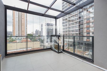 Varanda de kitnet/studio para alugar com 1 quarto, 36m² em Vila Olímpia, São Paulo