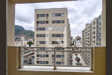 Varanda da Sala de apartamento à venda com 2 quartos, 50m² em Rio Comprido, Rio de Janeiro