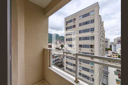 Varanda da Sala de apartamento à venda com 2 quartos, 50m² em Rio Comprido, Rio de Janeiro