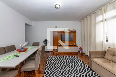 Sala de apartamento à venda com 3 quartos, 90m² em Estrela Dalva, Belo Horizonte