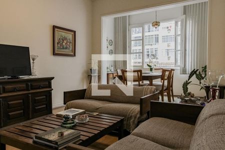 Sala  de apartamento para alugar com 2 quartos, 98m² em Copacabana, Rio de Janeiro