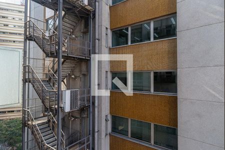 Vista da Sala/Quarto de kitnet/studio à venda com 1 quarto, 28m² em Consolação, São Paulo