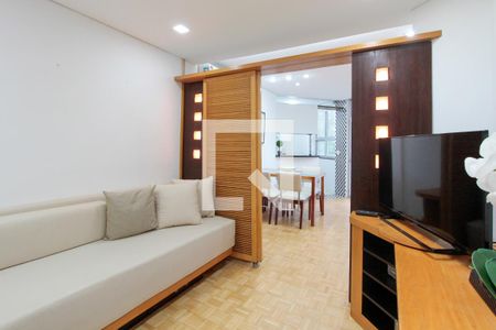 Sala de apartamento à venda com 1 quarto, 57m² em Barra da Tijuca, Rio de Janeiro