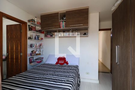 Suíte de apartamento à venda com 2 quartos, 45m² em Jardim Ocara, Santo André