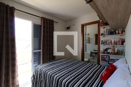 Suíte de apartamento à venda com 2 quartos, 45m² em Jardim Ocara, Santo André