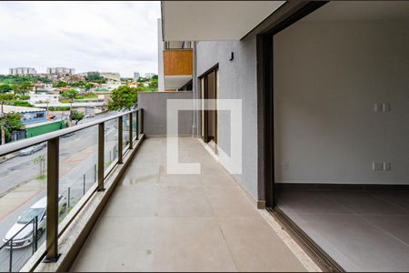 Varanda de apartamento à venda com 1 quarto, 62m² em Estoril, Belo Horizonte