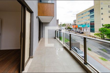 Varanda de apartamento à venda com 1 quarto, 62m² em Estoril, Belo Horizonte