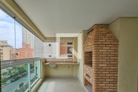 Varanda de apartamento para alugar com 3 quartos, 118m² em Balneario Guarujá, Guarujá