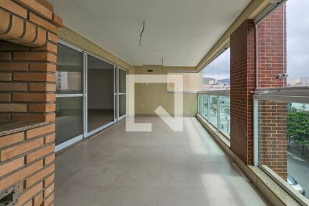 Varanda de apartamento para alugar com 3 quartos, 118m² em Balneario Guarujá, Guarujá